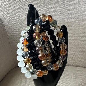 Bracelet Elegant Multi-Color Beaded Bracelet Set of (4)